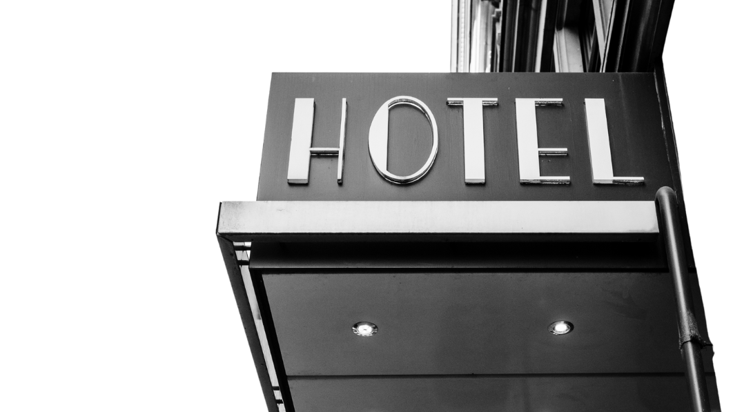 Reklametafel "Hotel"
