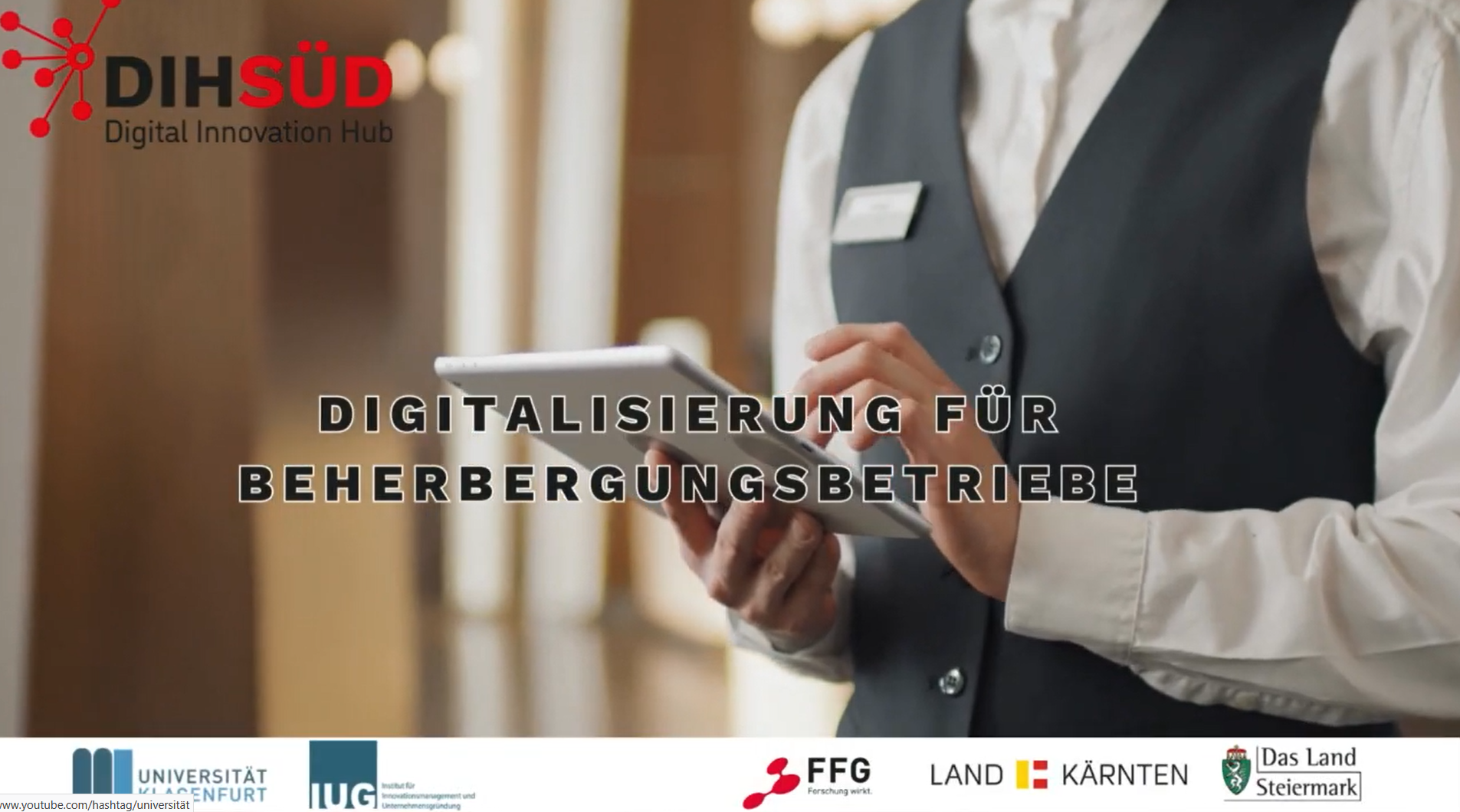 Screenshot zum Video Digitalisierungfür Beherberungsbetriebe